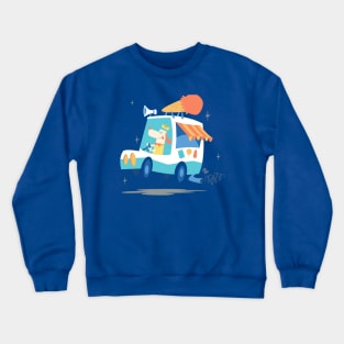 Ice cream dog Crewneck Sweatshirt